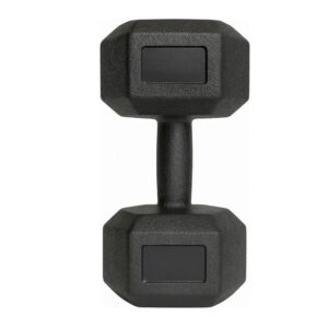 Par Mancuernas Hexagonales Caucho 5 Kg Boost Fitness - Negro - Imagen 6