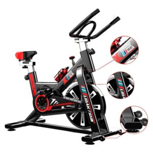 Bicicleta Spinning Pro Ajustable Resistencia Ergonómica - Negro