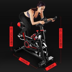 Bicicleta Spinning Pro Ajustable Resistencia Ergonómica - Negro - Imagen 3