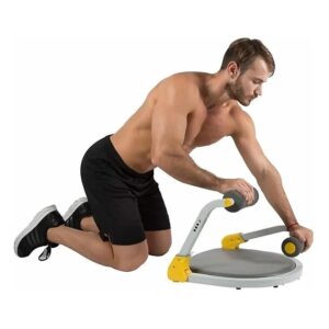 Maquina Ejercitador Abdomen Abdominales - Gris - Imagen 4