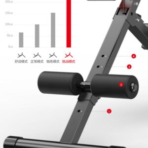Maquina Abdominales 4 en 1 Profesional Bandas Elásticas - Negro - Imagen 6