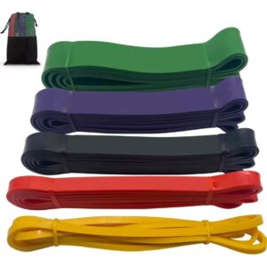 Power bands Bandas Elasticas Recistencia set 5 Latex Color