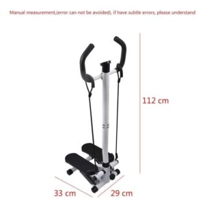 Mini Stepper Eliptica Hidraulico Banda Resistencia - Negro - Imagen 6