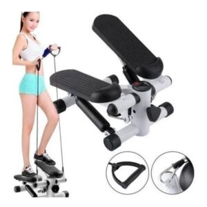 Maquina Sunny Health Fitness Mini Stepper Banda Resistencias - Negro - Imagen 3