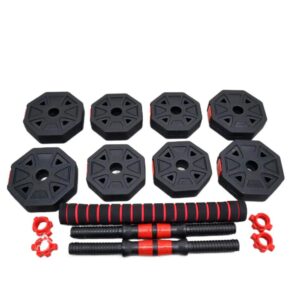 Mancuernas Ajustables Set 20kg 3 En 1 + Barra + Kettlebell - Tamaño Único - Imagen 5