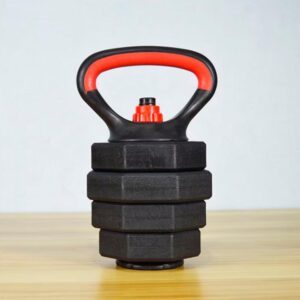 Mancuernas Ajustables Set 10kg 3 En 1 + Barra + Kettlebell - Tamaño Único - Imagen 4