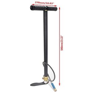 Bombin Rifle Pcp 6000 Psi 3 Etapas Pistón Metálico - Negro - Imagen 3