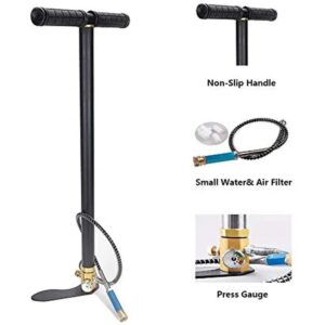 Bombin Rifle Pcp 6000 Psi 3 Etapas Pistón Metálico - Negro - Imagen 4