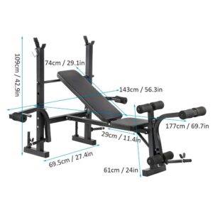 Press Banca Multifuncional Fit Profesional - Negro / Tamaño Único - Imagen 3